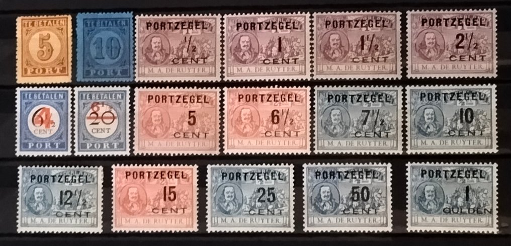 Netherlands 1870/1907 - Port Selection - P1/2 + P29/30 + P31/43 #1.0