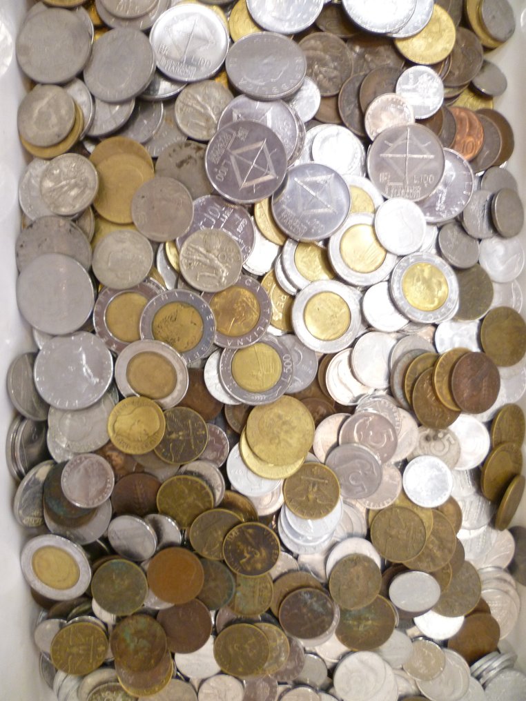 意大利, 圣玛利诺, 教廷. Lotto 5 Kg monete miste 1860-1990 circa (没有保留价) #4.3