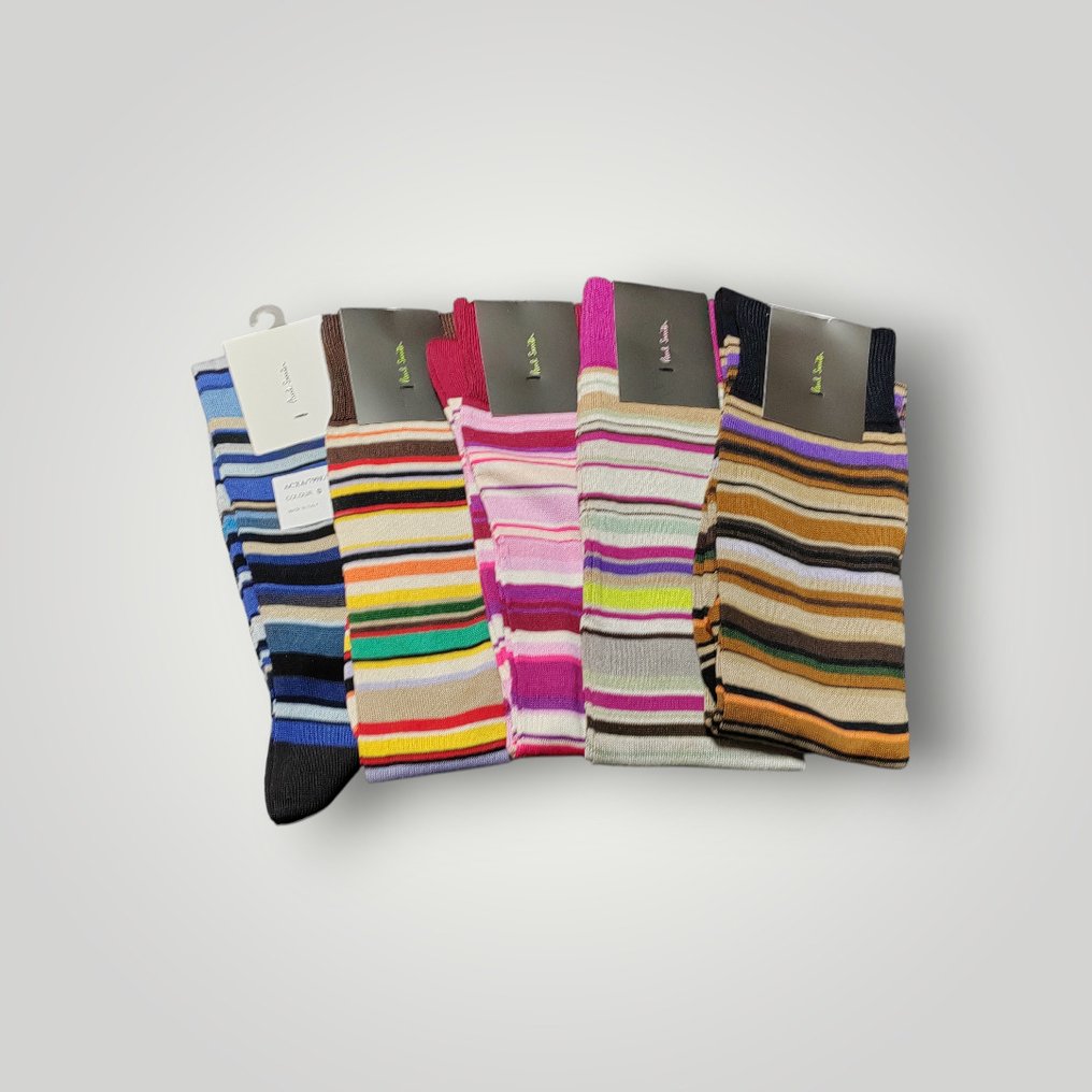 Paul Smith - Lotto 5 calzini per uomo - Conjunto de accesorios de moda #1.0