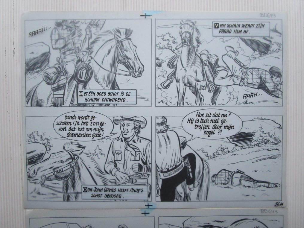 Bessy 8 - Paard zonder ruiter + originele pagina (p.26) - 1 Album - First edition - 2009 #3.2