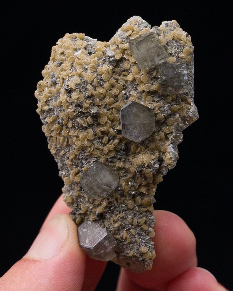 Κόσμημα όπως φθοραπυρίτης. κρύσταλλος χαλαζία επικαλυμμένος με μίκα - Ύψος: 5.9 cm - Πλάτος: 3.7 cm- 40 g - (1) #4.3