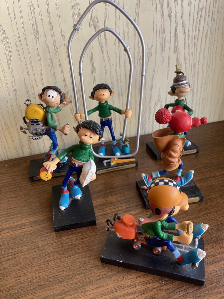 Plastoy - 2004 - Ensemble de 6 figurines Gaston Lagaffe #2.1