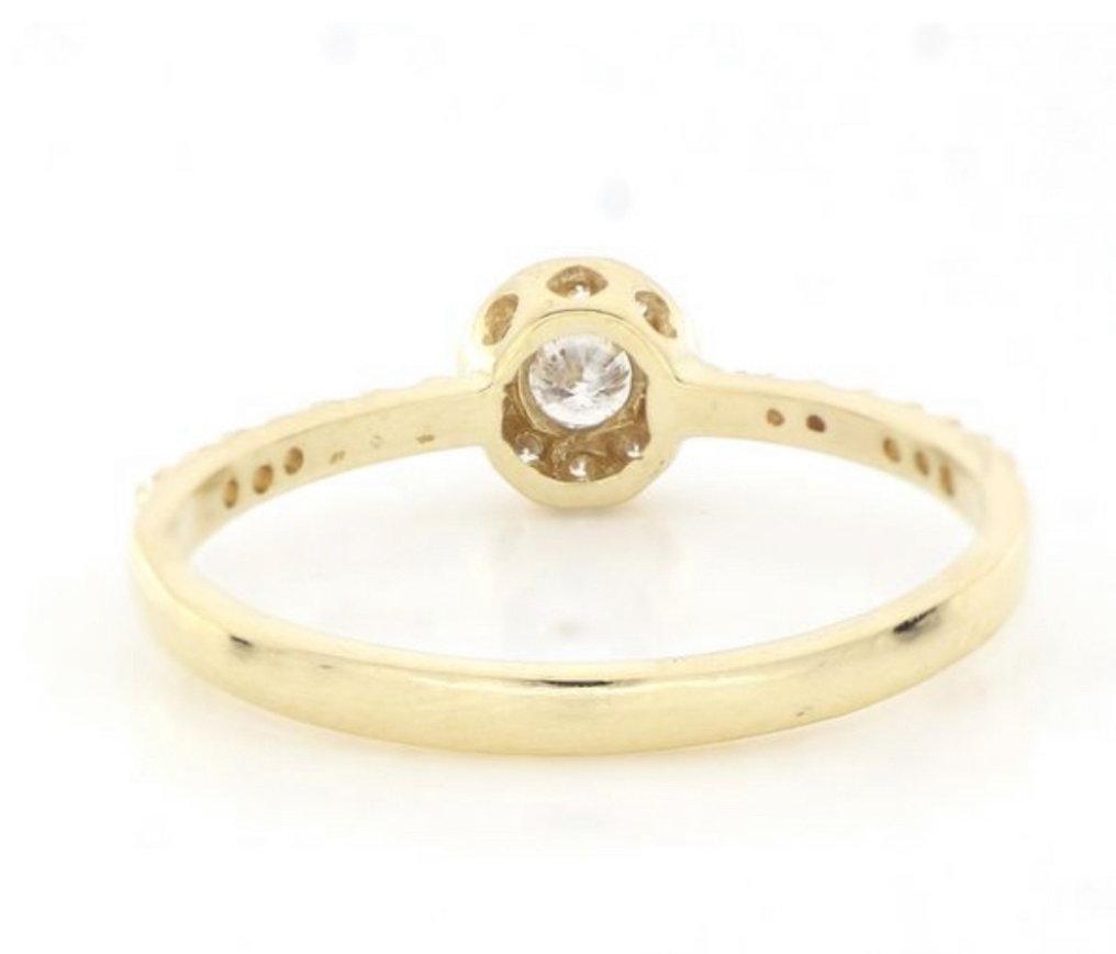 Δαχτυλίδι - 18 καράτια Κίτρινο χρυσό - 0.36ct. tw. - Διαμάντι - Δαχτυλίδι Χρυσού 18 καρατίων με Διαμάντια #3.2