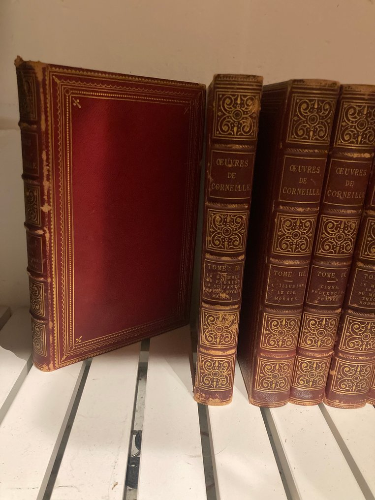 Pierre Corneille - Oeuvres de Corneille avec les notes de tous les commentateurs, 12 volumes - 1855 #1.0