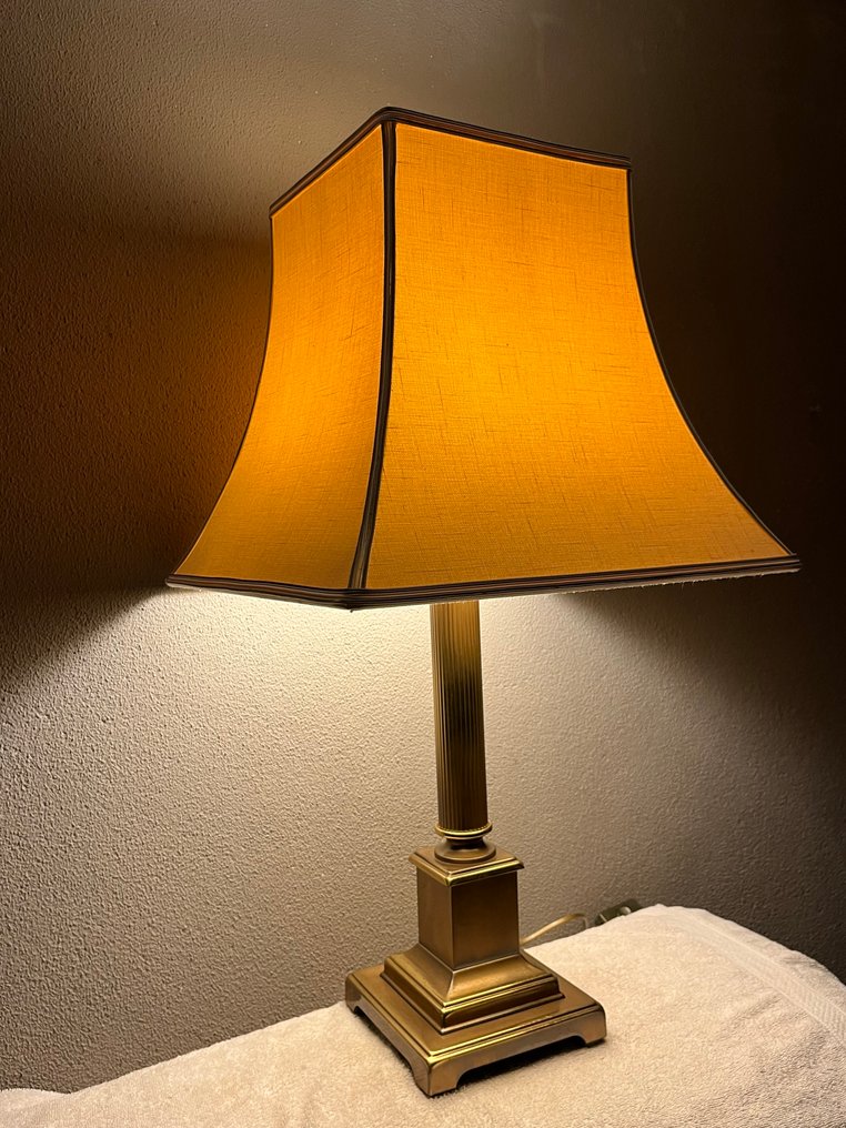 Lâmpada - Latão, Linho - Lâmpada de latão #3.2