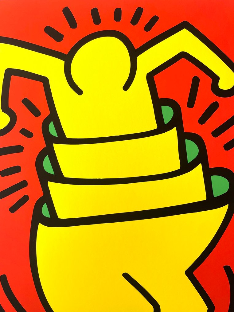Keith Haring - Untitled (cup man) - Artestar licensed print #2.1