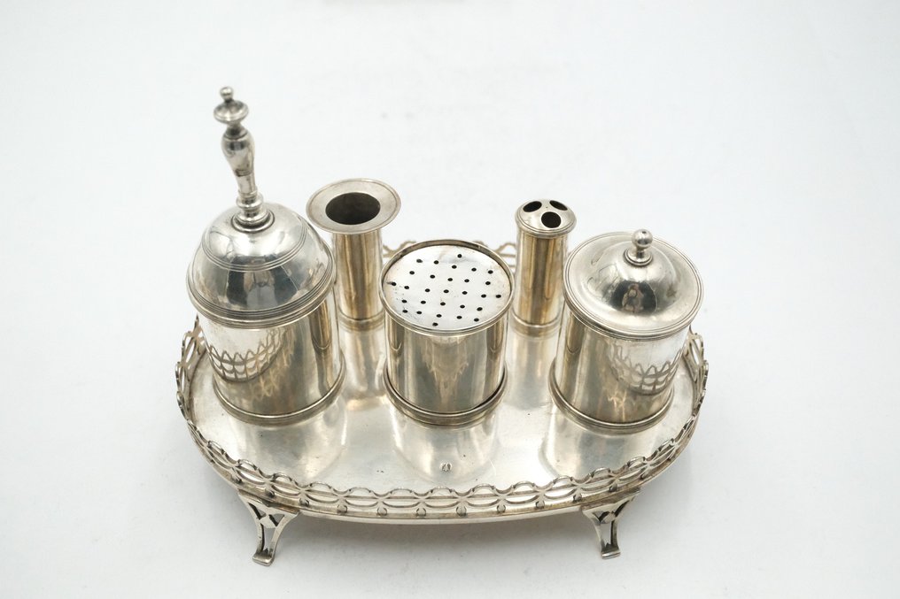 19th century - Inkwell - Silver #3.2