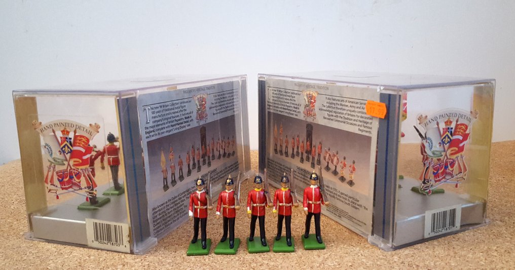 Figura in miniatura - Soldatini della guardia britannica in uniforme rossa  (24) - Metallo, Paint #4.3