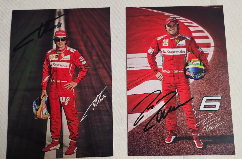 Ferrari - Fernando Alonso and Felipe Massa - 2014 - Κάρτα φιλάθλου #1.0
