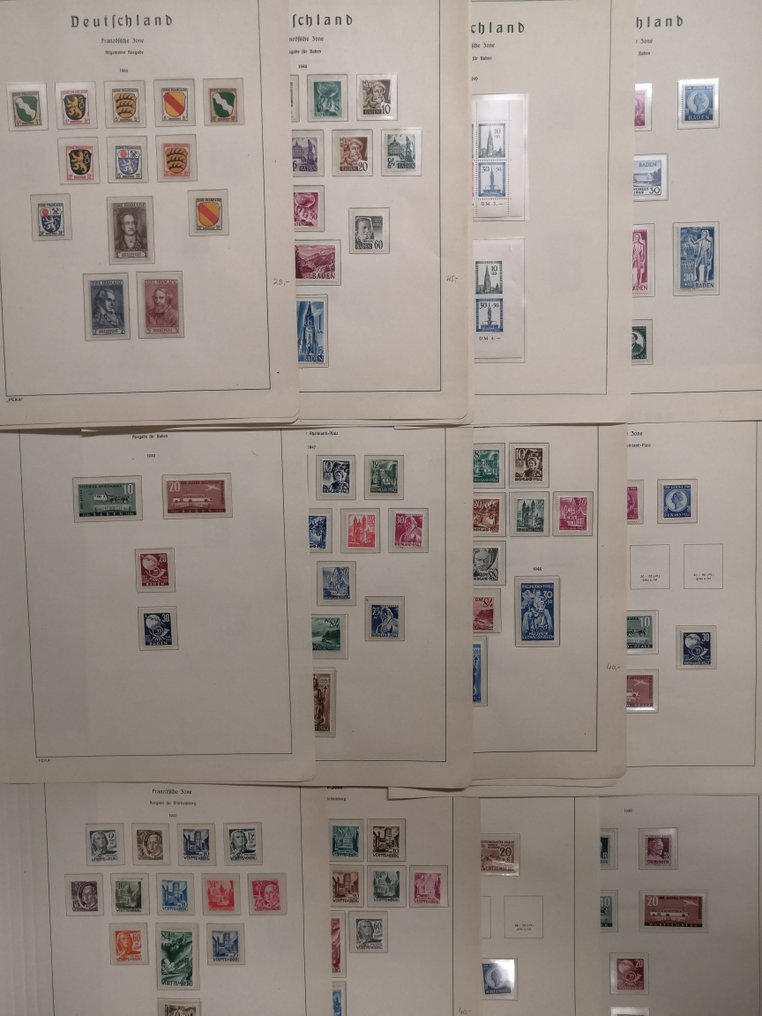 Allied Occupation - Germany (French zone) 1945/1949 - post-fresh (MNH) collection #1.0