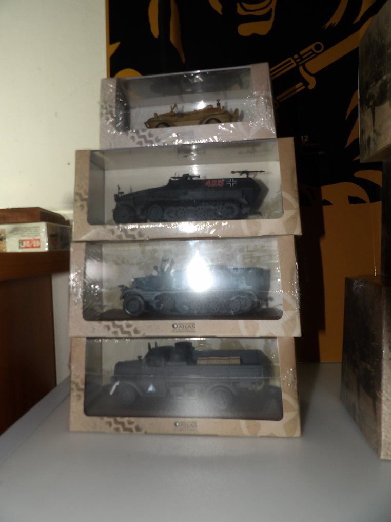 Atlas 1:43 - Στρατιωτικό όχημα μοντελισμού  (7) - WW2 Duitse Militaire Voertuigen #2.1