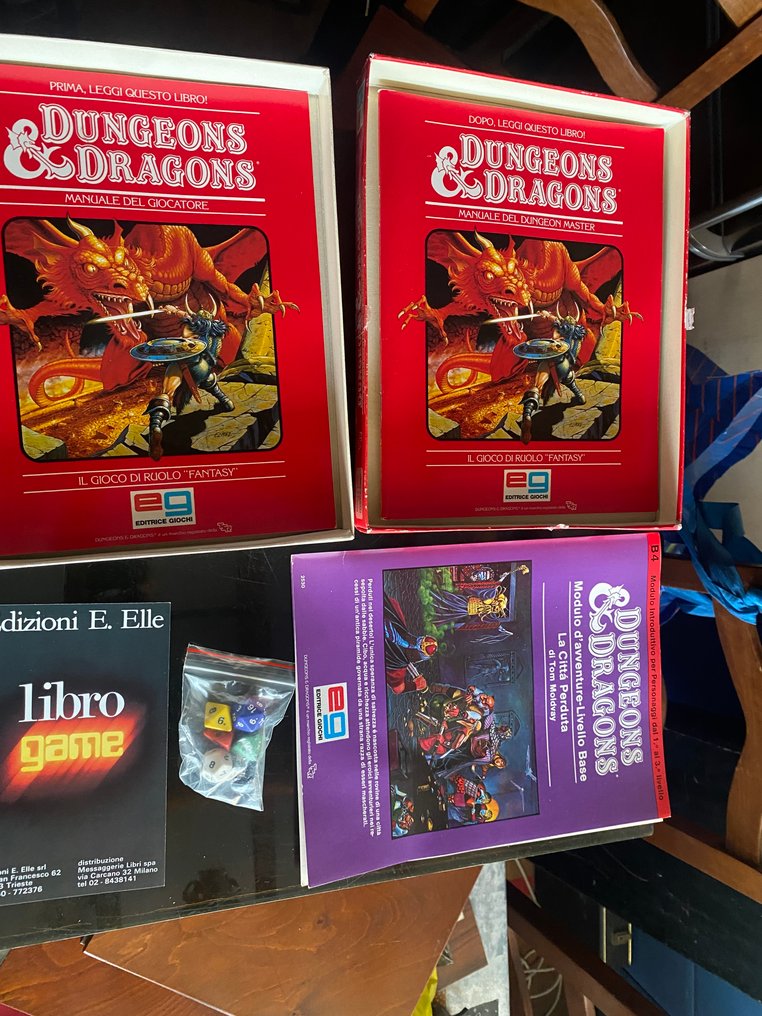 Brädspel - Dungeons & Dragons (Regole Base - Set 1) - Papper #1.0