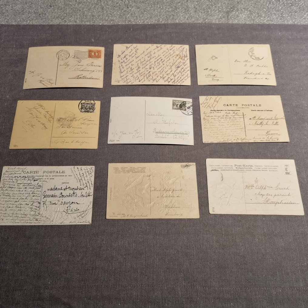 比利時, 荷蘭 - 幻想 - 生日 / 愿望 - 狗 - 马 - 明信片 (140) - 1900-1990 #1.0