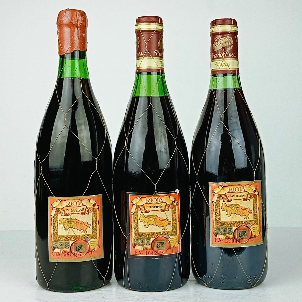 1970, 1976 & 1978 Bodegas Muga, Prado Enea - 里奥哈 Gran Reserva - 3 Bottles (0.75L) #4.3