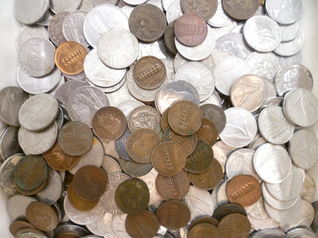 意大利, 圣玛利诺, 教廷. Lotto 5 Kg monete miste 1860-1990 circa (没有保留价) #2.1