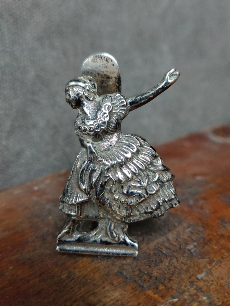 Zierornament - Frankreich - Silver Menü Einkaufswagenhalter #2.1