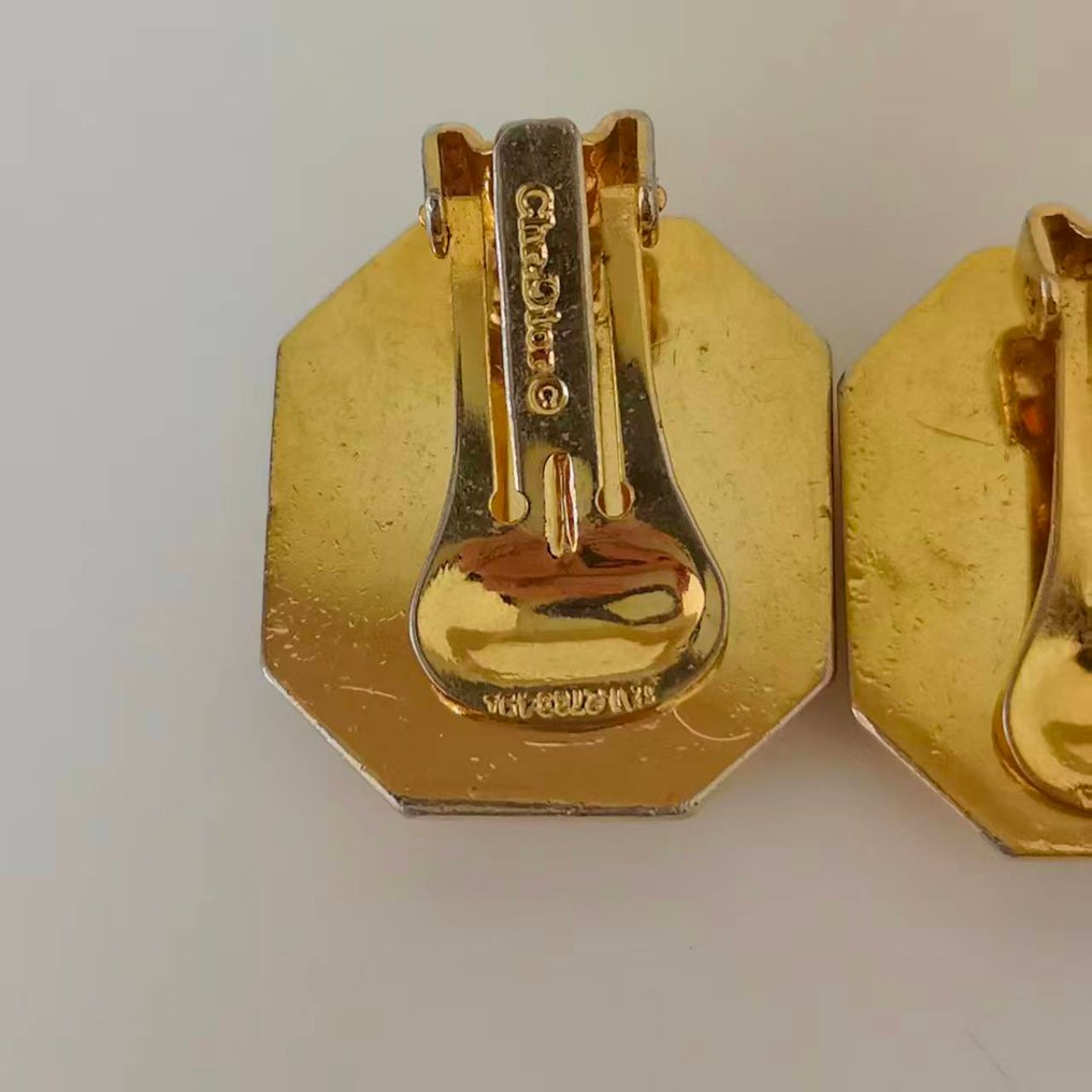 Christian Dior - Aranyozott - Drop fülbevaló #3.2