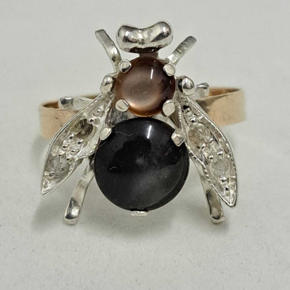 沒有保留價 - 戒指 - 9 節 黃金, 銀 - 1.18ct. tw. 鉆石 (天然) - Oro9kt argento925 钻石 #3.2