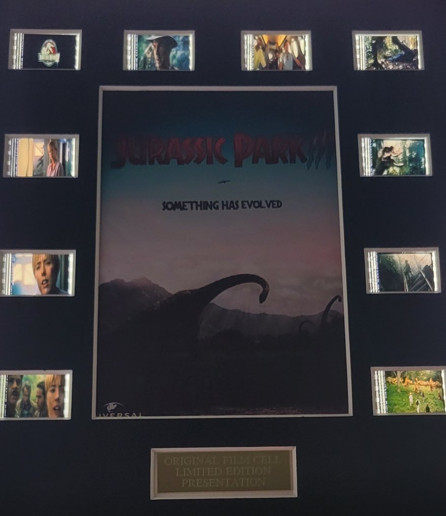 Jurassic Park III - Framed Film Cell Display with COA #1.0