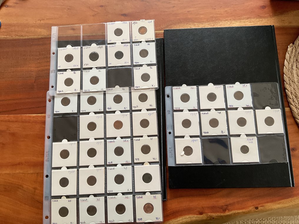 Nederland. Wilhelmina. 1892-1948 1 cent (37) complete serie (Zonder minimumprijs) #1.0