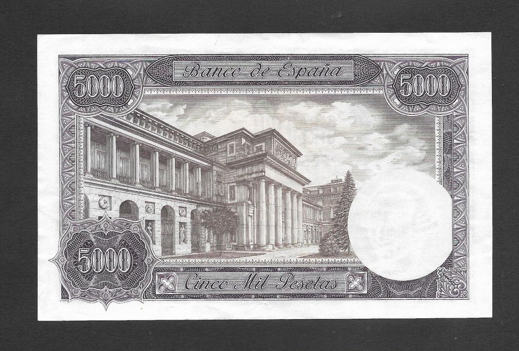 Espanha. - 5000 Pesetas 1976 - Pick 155 (Sem preço de reserva) #1.0
