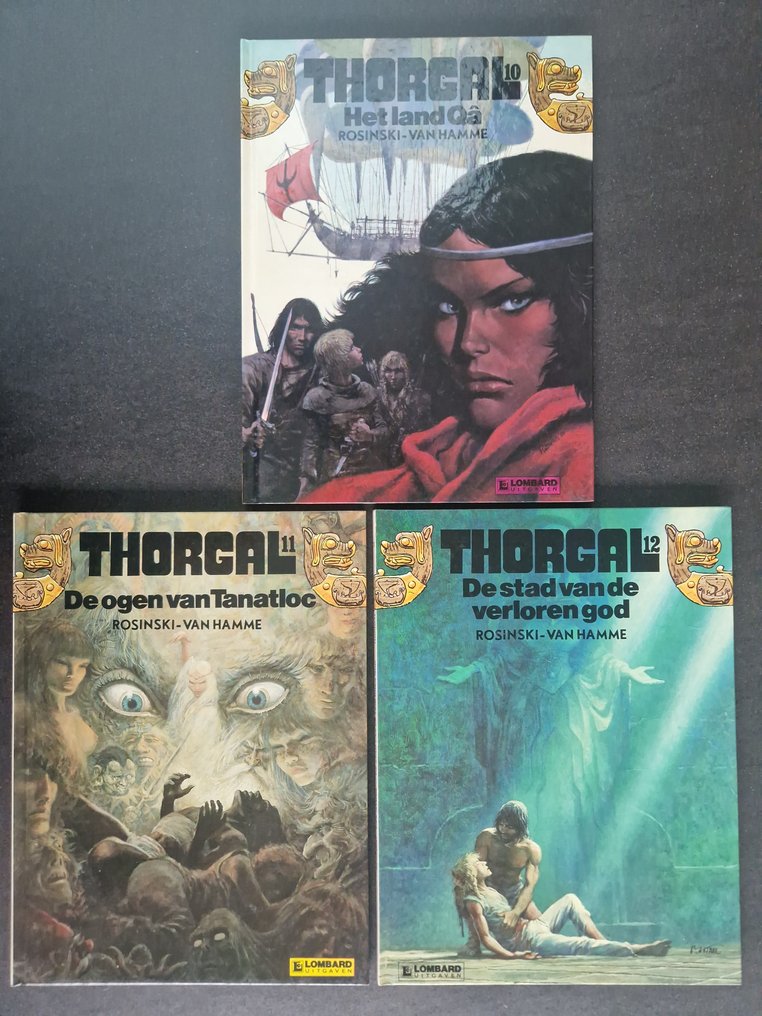 Thorgal 10 t/m 12 HC - 3 Album - First edition - 1989 #1.0