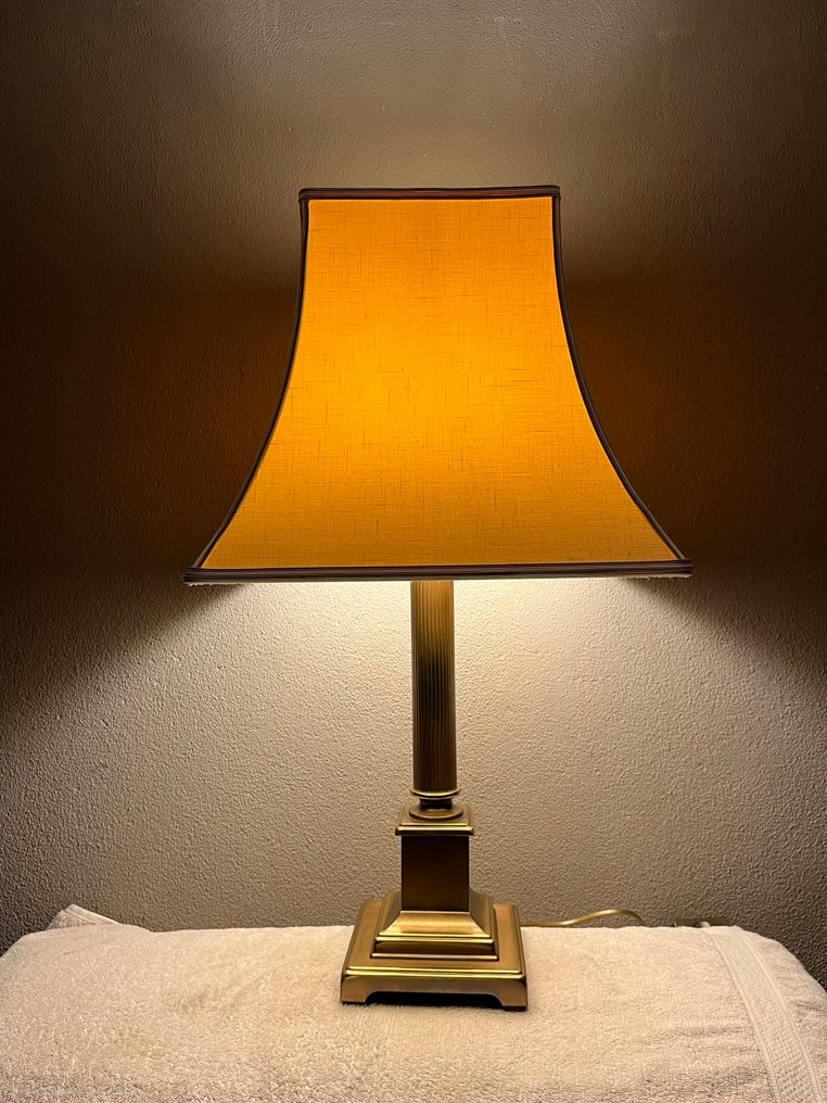 Lâmpada - Latão, Linho - Lâmpada de latão #1.0