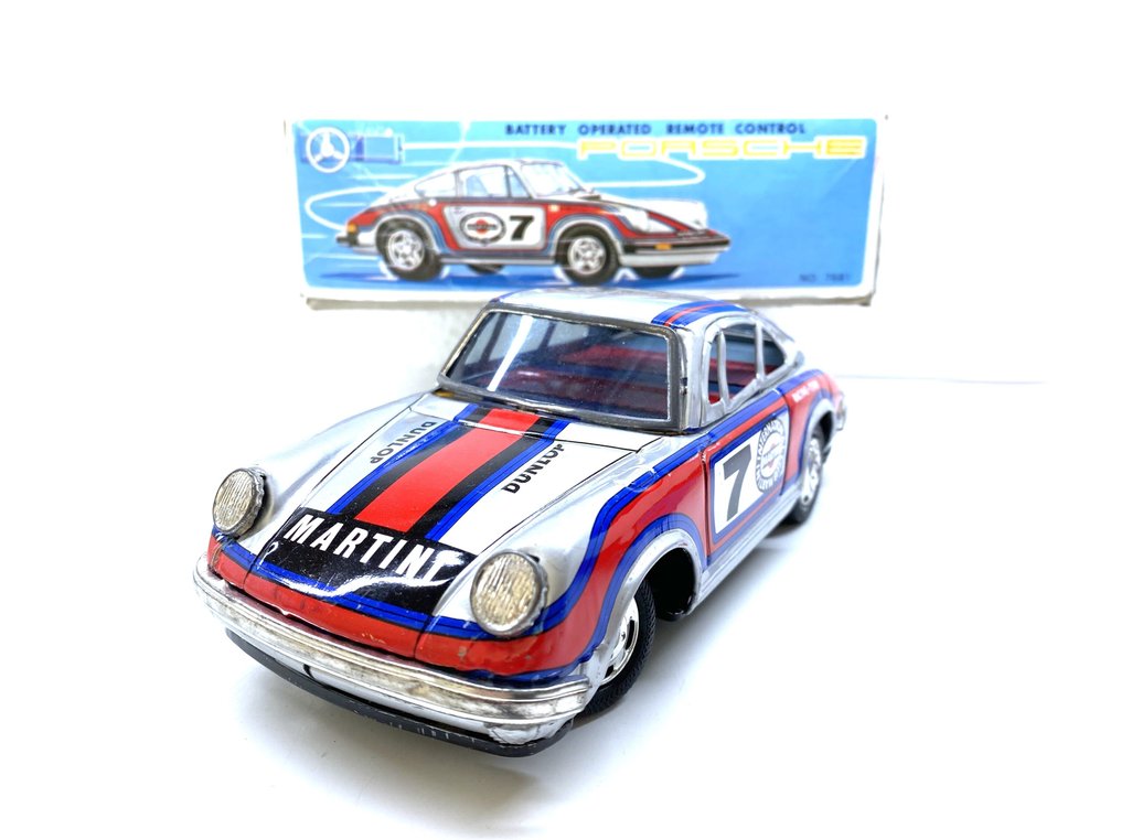 Yone - 锡制玩具 - Yone Battery Operated Remote Control Porsche No.7681 - 日本 #4.3