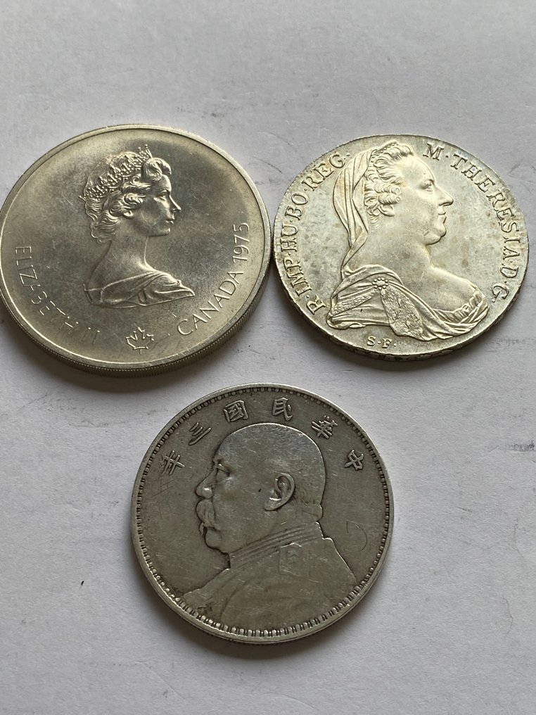 加拿大, 中國, 德國. 11 zilveren munten #1.0