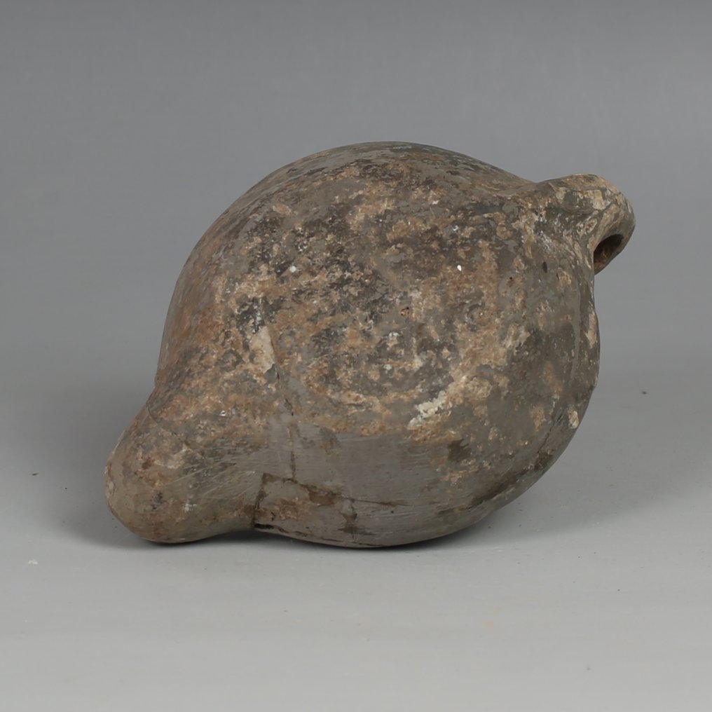 Αρχαία Ρωμαϊκή Terracotta Λάμπα λαδιού που απεικονίζει ένα ζώο.  (χωρίς τιμή ασφαλείας) #2.1