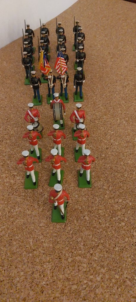 Britains - Figura in miniatura - US Marine Corps  (24) - Metallo #2.1