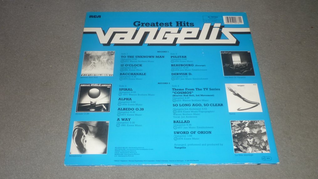 Vangelis - Lot of 7 classic albums incl. Double - Multiple titles - LP - 1979 #3.2