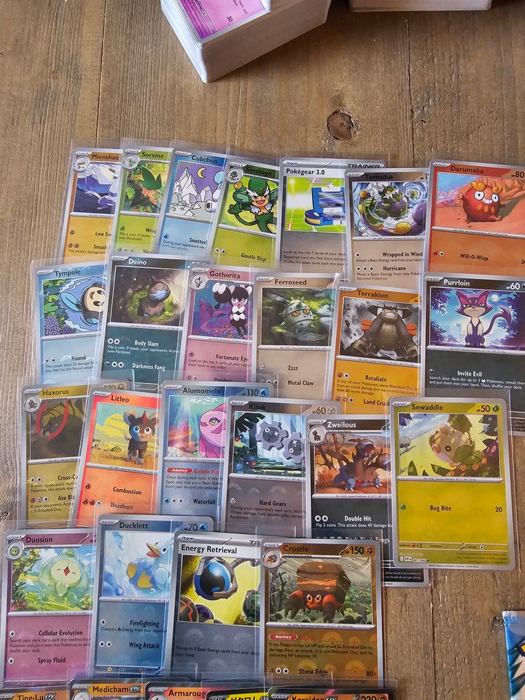 Pokémon - 1400 Mixed collection - Scarlet & Violet - 1400 Item collection! - 1350 Bulk + 25 Poke Ball Reverse + Ex Cards + More #2.1