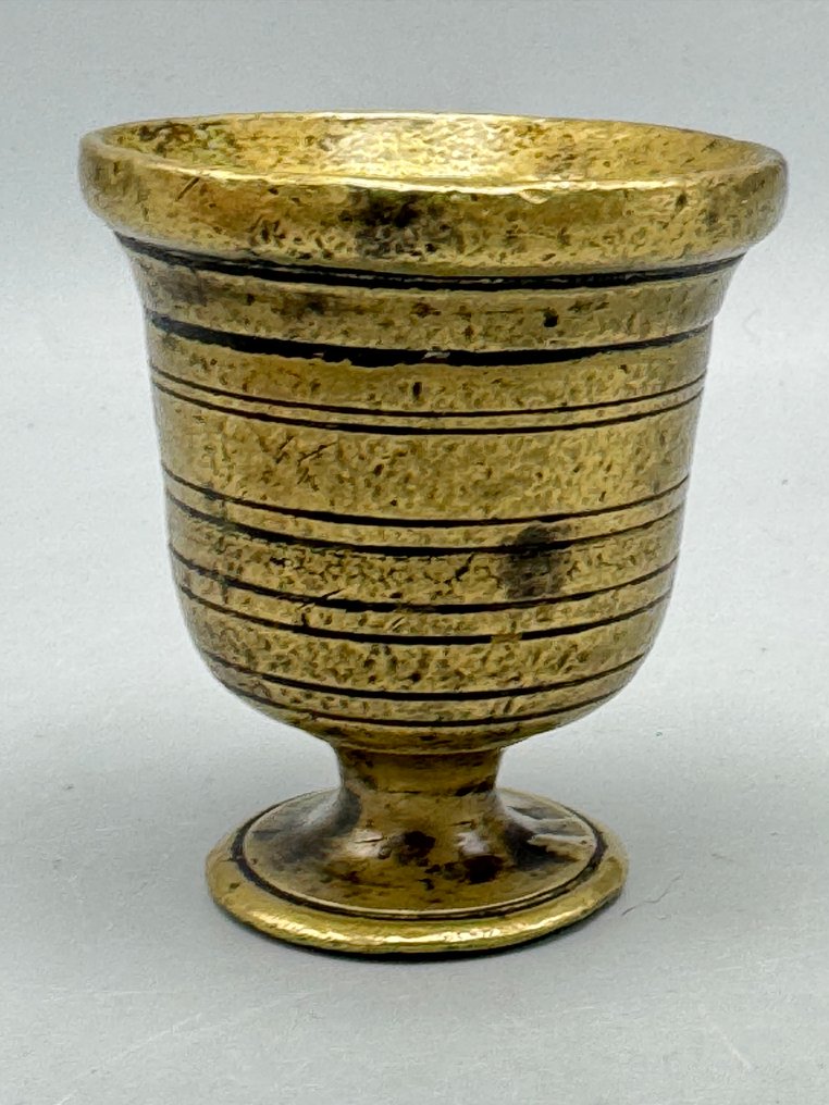 Bronze Almofariz - 6.5 cm - pilão medieval (Sem preço de reserva) #4.3