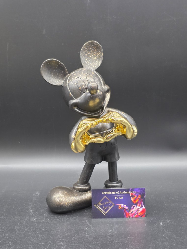 TC-Art - Beeld, Love Gesture - Black & Gold - 30 cm - Hars - 2025 #1.0