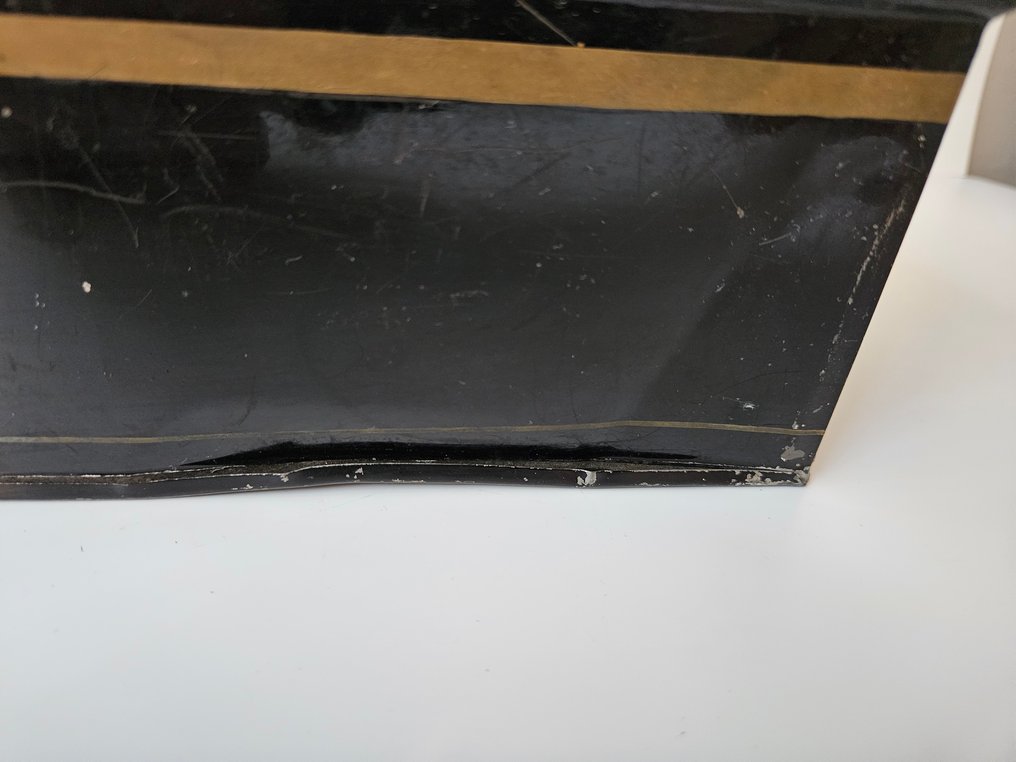 Antieke Geldkist / Documentenkist met uitneembare cassette - Case - Steel #4.3