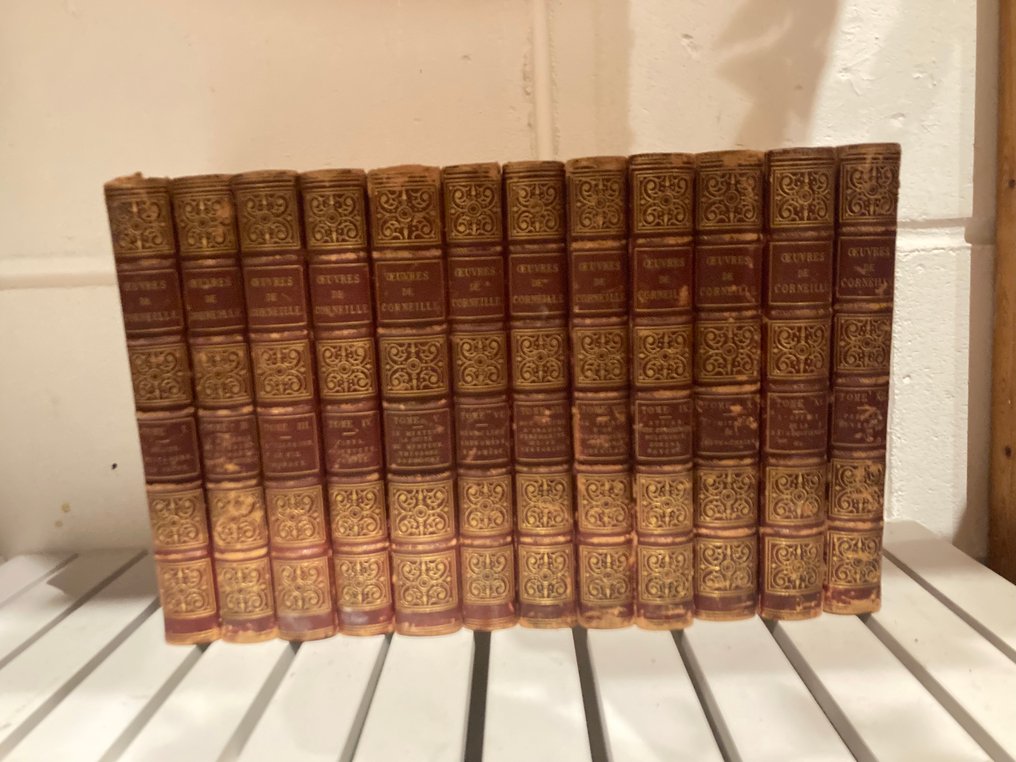Pierre Corneille - Oeuvres de Corneille avec les notes de tous les commentateurs, 12 volumes - 1855 #1.0