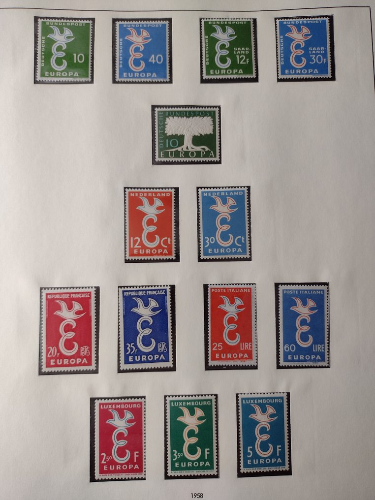 Europa CEPT 1956/2003 - Collezione Europa Cept in 7 album di moduli di sicurezza #4.3