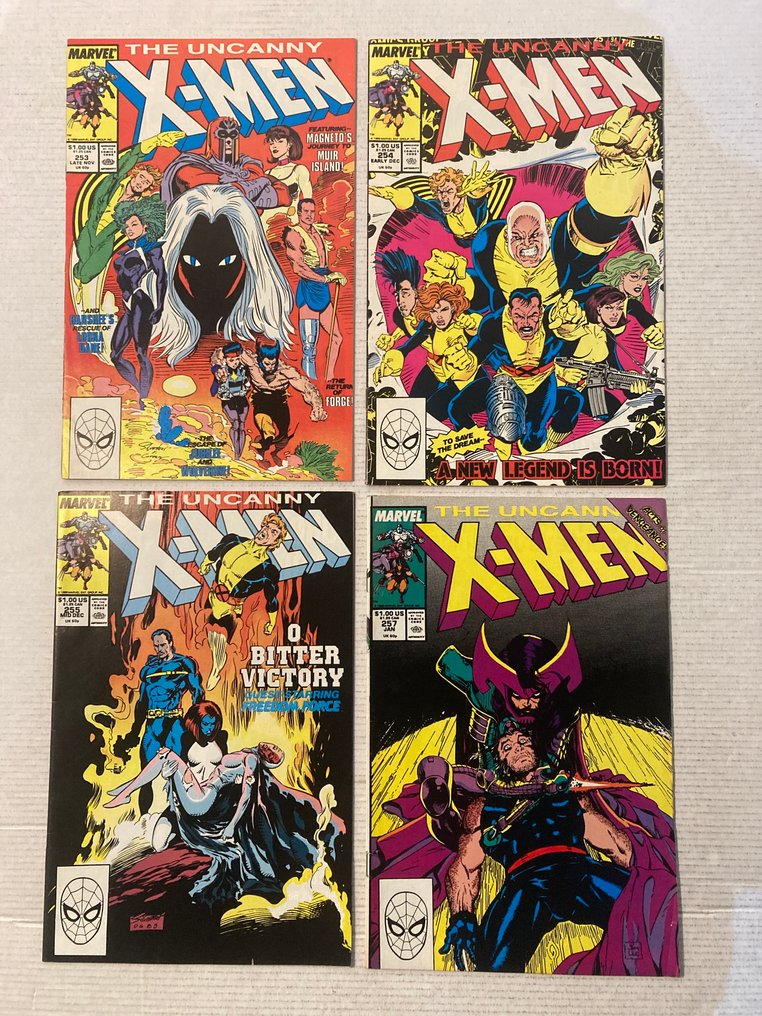 Uncanny X-Men (1963 Series) 22 comics in range # 243 to 270! NO Reserve Price! Inferno! - Featuring Wolverine, Captain America, Black Widow, Colossus, Storm, Rogue and many more! - 22 Comic collection - Eerste druk - 1988/1990 #3.2