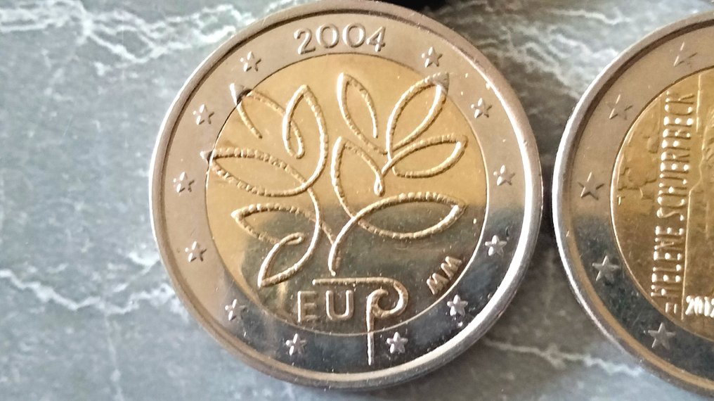Finland. 2 Euro 2004/2019 (incl. 2 euro "Enlargement of the EU") (4 pièces)  (No reserve price) #3.2