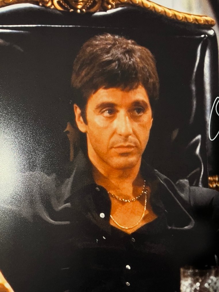 Scarface, Al Pacino (Tony Montana) - Signed in Person - with Authentic Signings Certificate - Autograph, photo #4.3