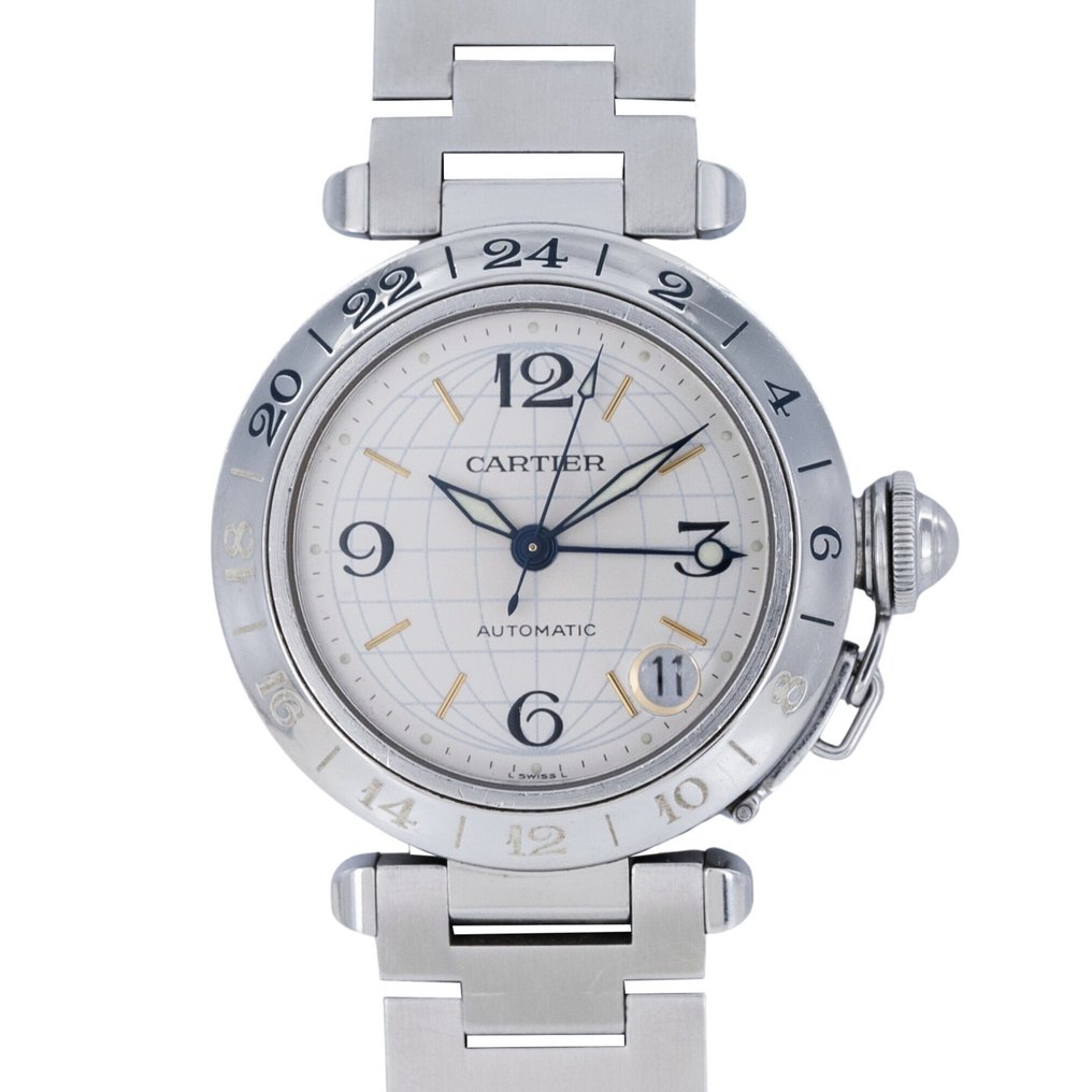 Cartier - Pasha C Meridian GMT - Fără preț de rezervă - W31029M7 - Unisex - 1990-1999 #1.0