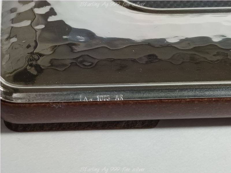 相框  - 四个（4）相框，Ag 999纯银制，真实木质背板，照片尺寸为09x13厘米。 #2.1