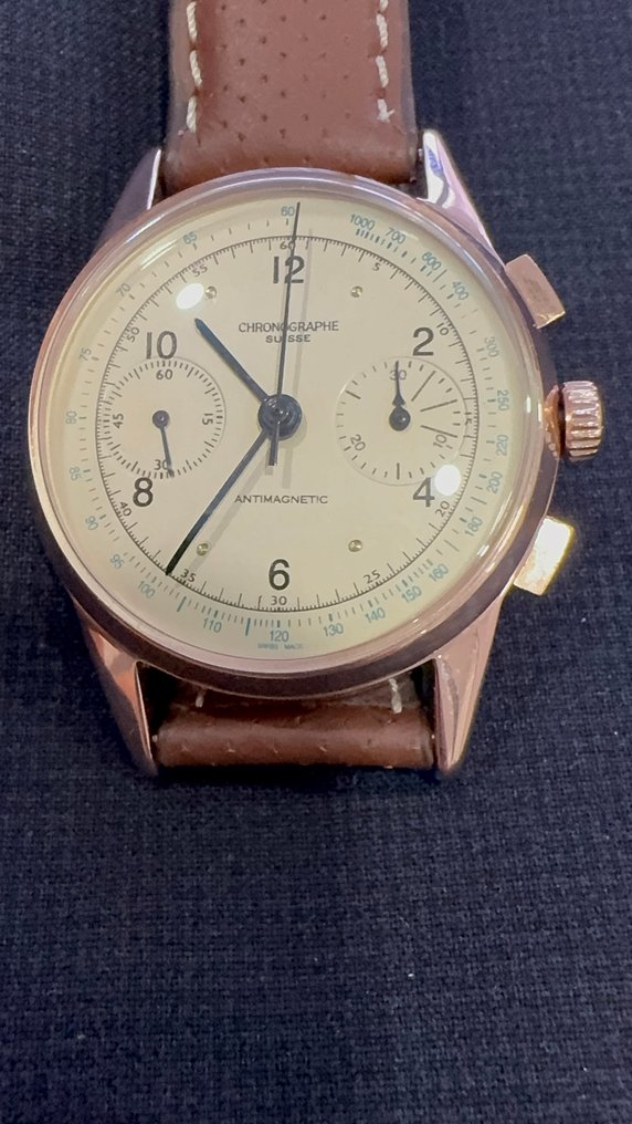 Chronographe Suisse - 21 Chronoscaph - No reserve price - Men - 1950-1959 #4.3