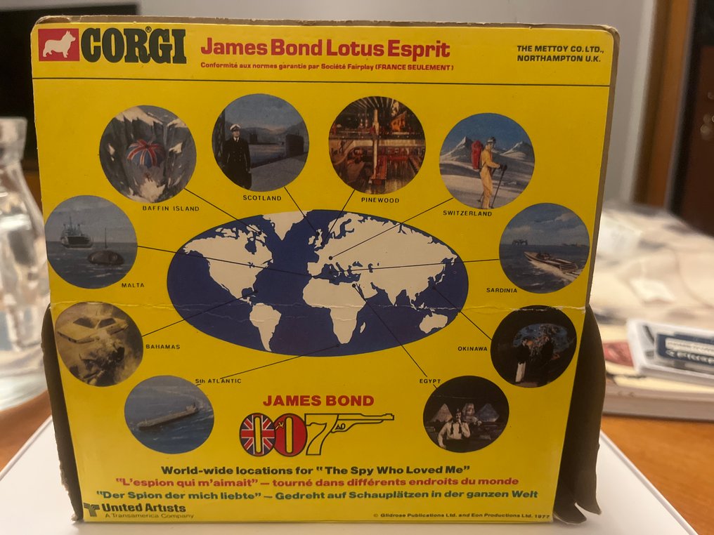 Corgi 1:43 - 模型汽车 - Corgi 269 James Bond 007 Lotus Esprit - 窗口盒子 #2.1