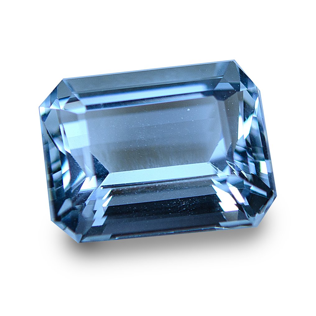 Albastru Aquamarine - 7.22 ct - GIA (Institutul gemologic din SUA) #1.0