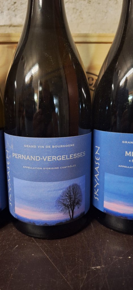 2022 , 2023 Maison Skyaasen Bourgogne Côte d'Or, 2020 Meursault "Sous La Velle" & 2023 Pernand - Bourgogne - 4 Flasker (0,75 L) #2.1