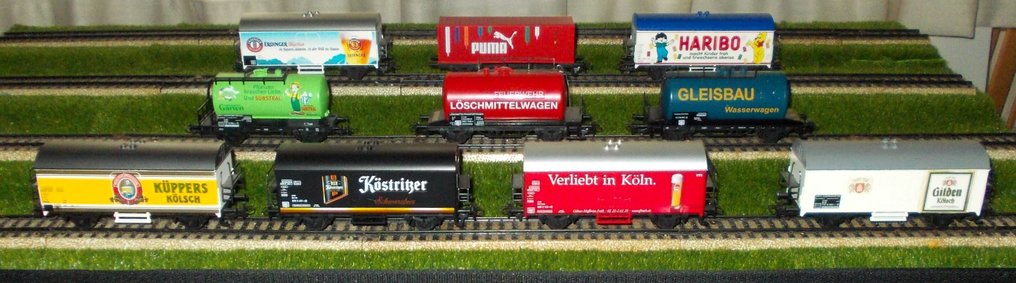 Märklin H0 - 4417, 44204, 44195, 00752-20, 46424, 44174, 44811, 44191, e altri - Model train wagon (10) #1.0