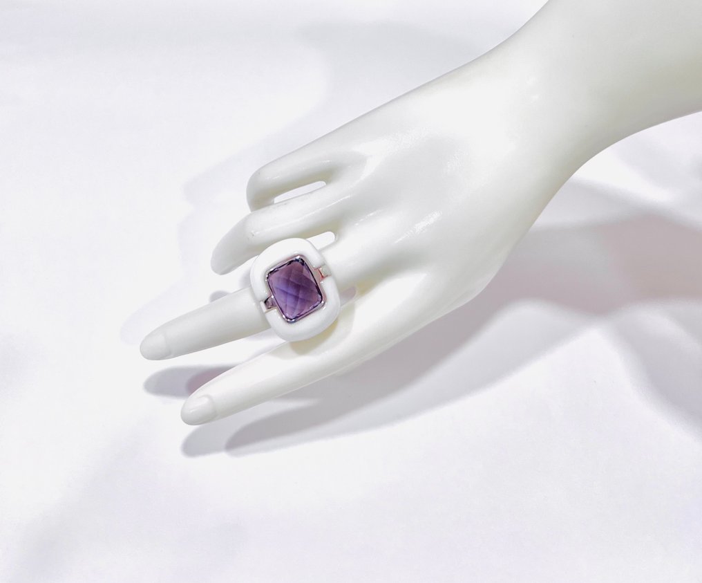 Zonder minimumprijs - Ring Zilver - Ametrino #1.0