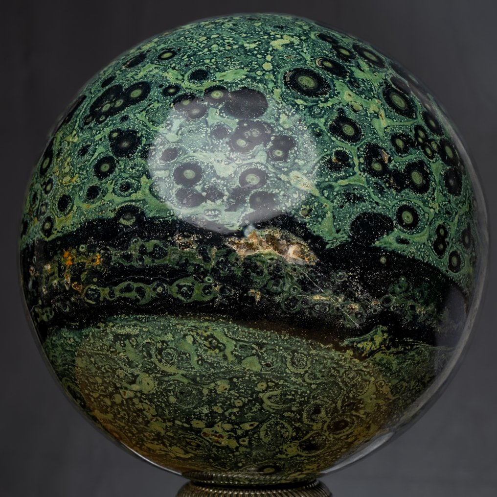 Jaspis Feine große Kambaba Eldariet-Kugel. - Höhe: 17.5 cm - Breite: 17.5 cm- 7683 g #4.3